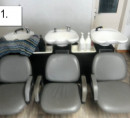 Frizerski umivaonici sa stolicama
