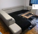 Kutna sjedeća garnitura (mikrofibra)