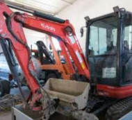 Mini bager Kubota U20-3VGL, godište 2014