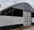 Montažna hala (čelična konstrukcija, PVC plahta)