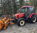 Traktor Zetor 7341.1 s plugom i posipačem Riko
