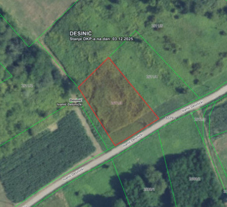 Poljoprivredno zemljište br. 1, Ivanić Desinićki, 49216 Desinić