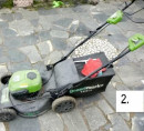 Akumulatorska vrtna kosilica Greenworks Tools