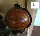 Drveni starinski globus