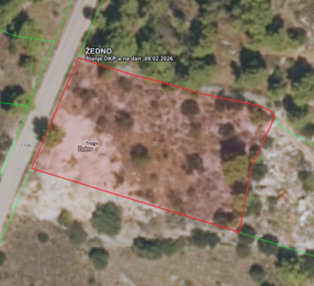 Građevinsko zemljište br. 1, Žedno, 21220 Trogir, Otok Čiovo