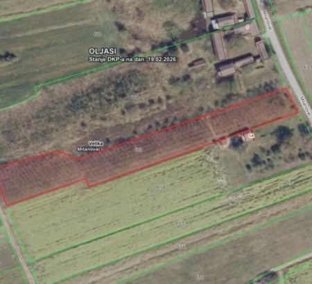 Poljoprivredno zemljište br. 2, Milanovac, 34320 Orljavac