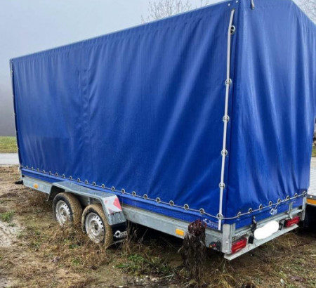 Prikolica s ceradom Niewiadow B2540HT, godište 2006