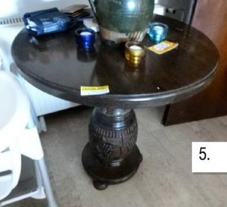 Okrugli stolić za dnevni boravak (hrast)