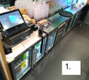 Inox pult s hladnjakom