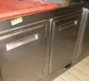 Inox pult s rashladnim ladicama