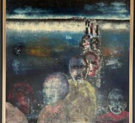 Slika: Smrtnici, autor: Jure Cihler, godište 1980