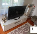 Regal za dnevni boravak s vitrinom
